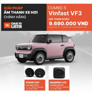 Combo 5 VinFast VF3 – Giải Pháp Âm Thanh Chính Hãng