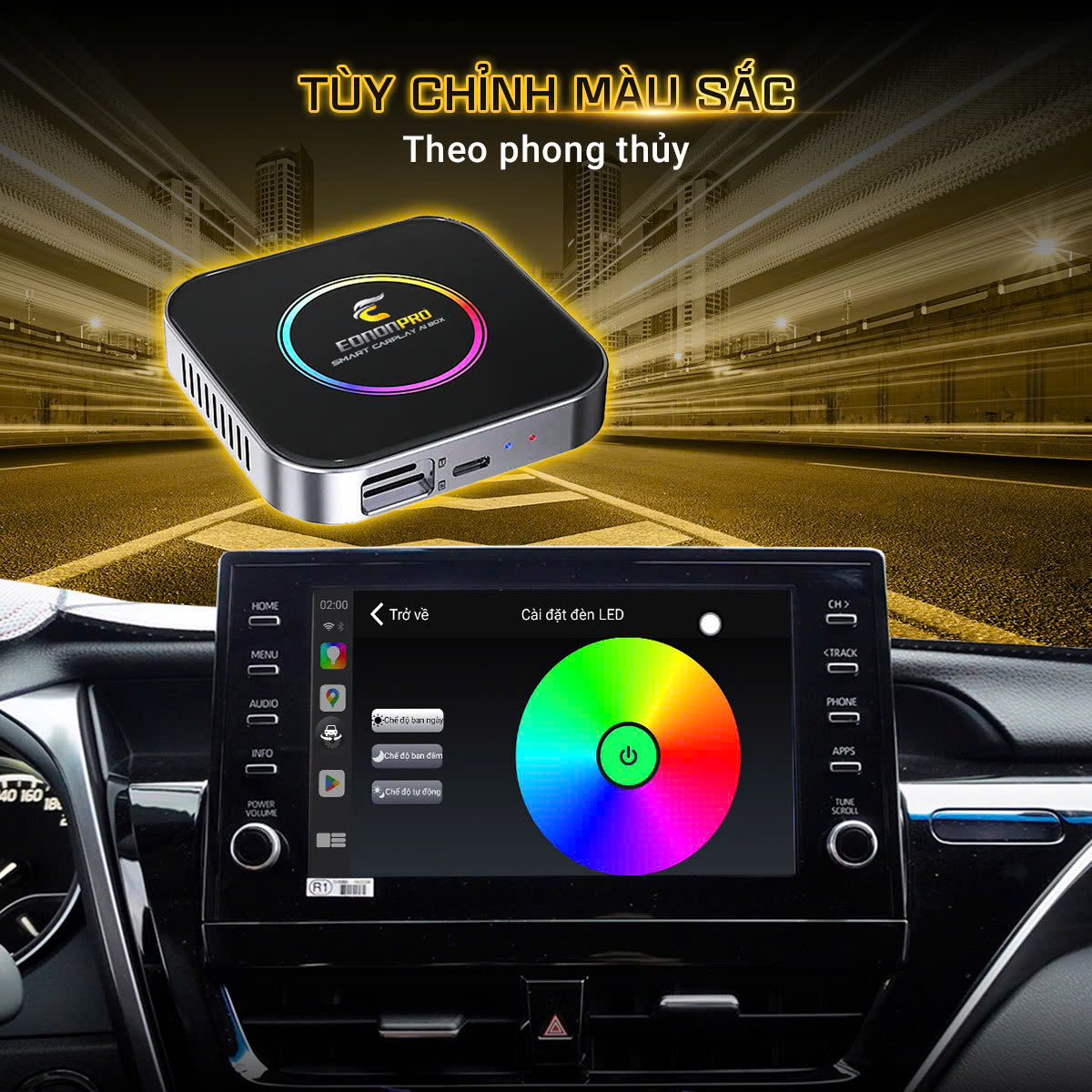 ANDROID BOX Ô TÔ – EONON PRO MAX 365+ - Hình ảnh 2