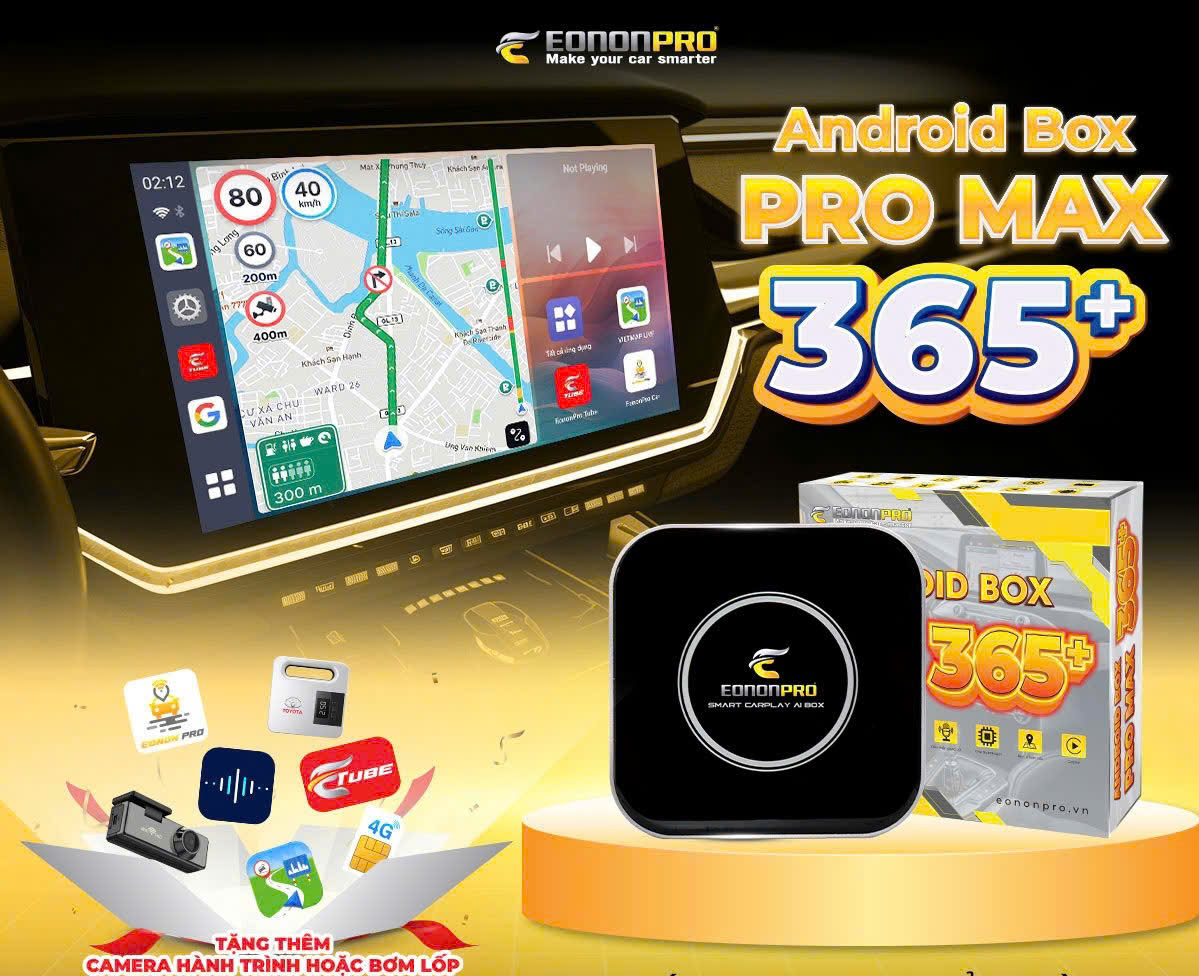ANDROID BOX Ô TÔ – EONON PRO MAX 365+